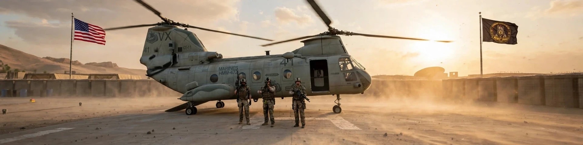 9th MEF Rebel Dogs banner