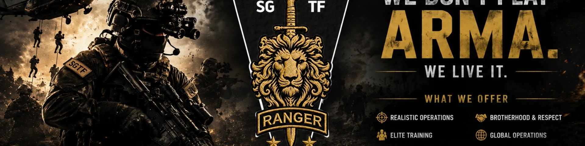 SGTF Commando Ranger banner