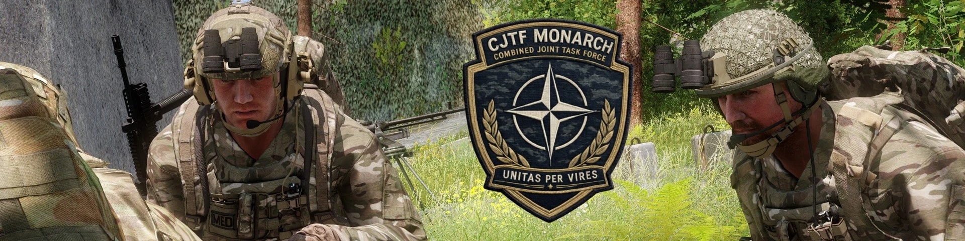 Combined Joint Task Force - Monarch banner