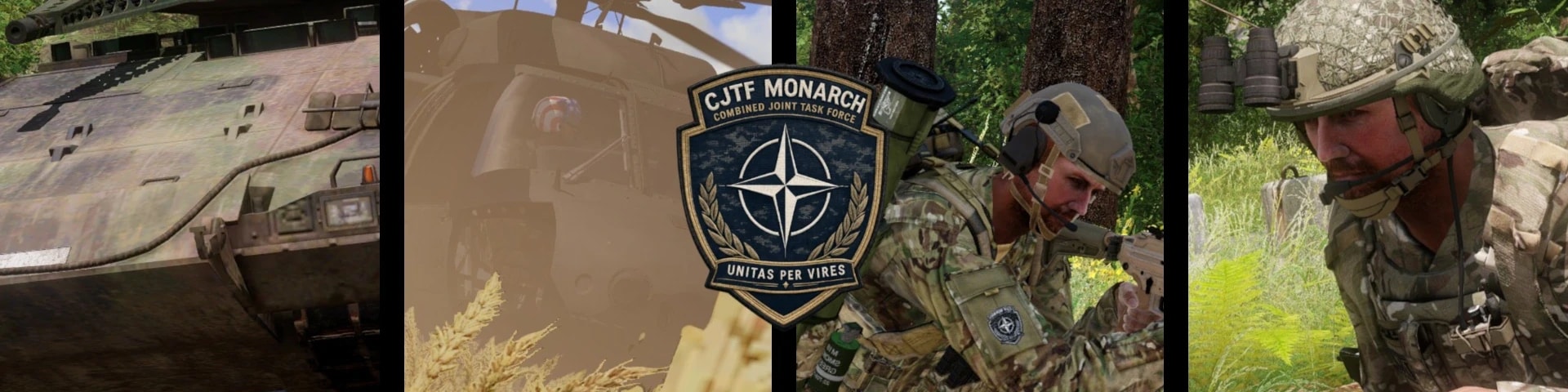 Combined Joint Task Force - Monarch banner
