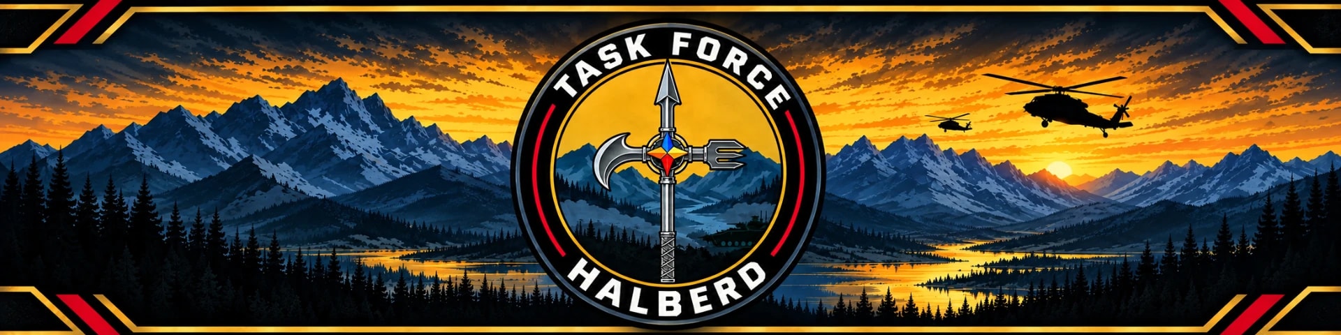 Task Force Halberd banner