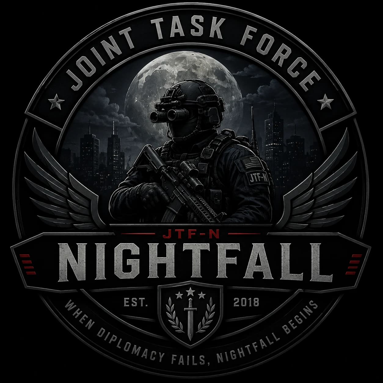 Joint Task Force Nightfall insignia