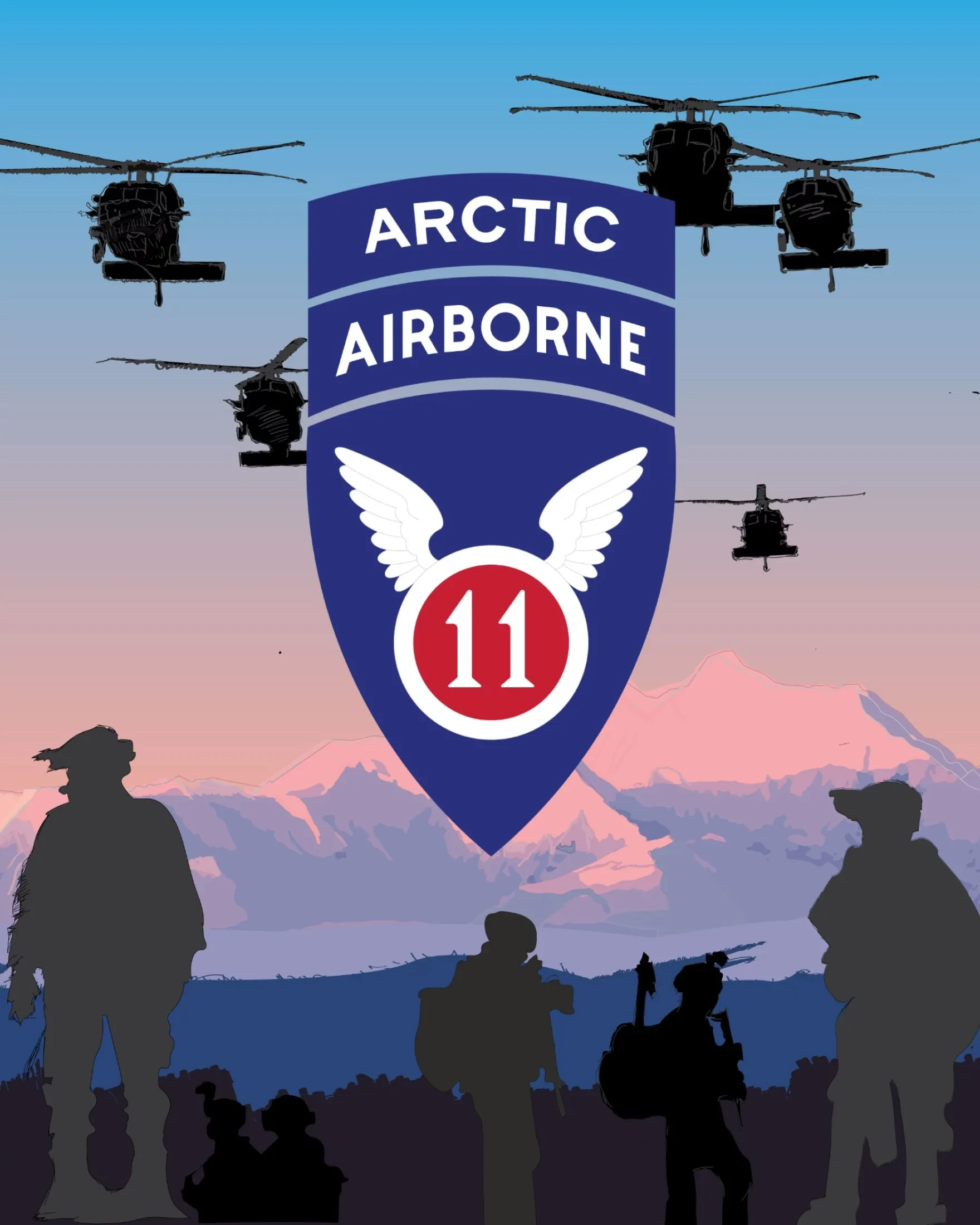 The 11th Airborne Division insignia