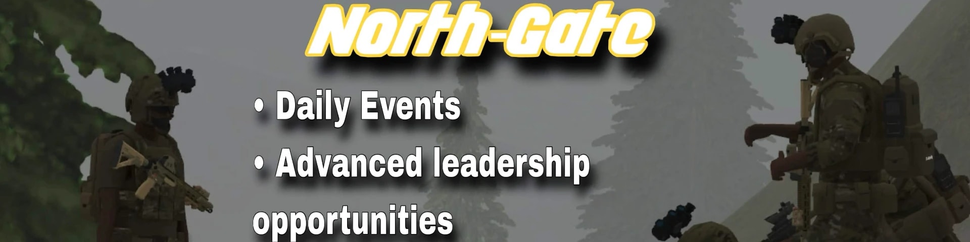 North gate banner