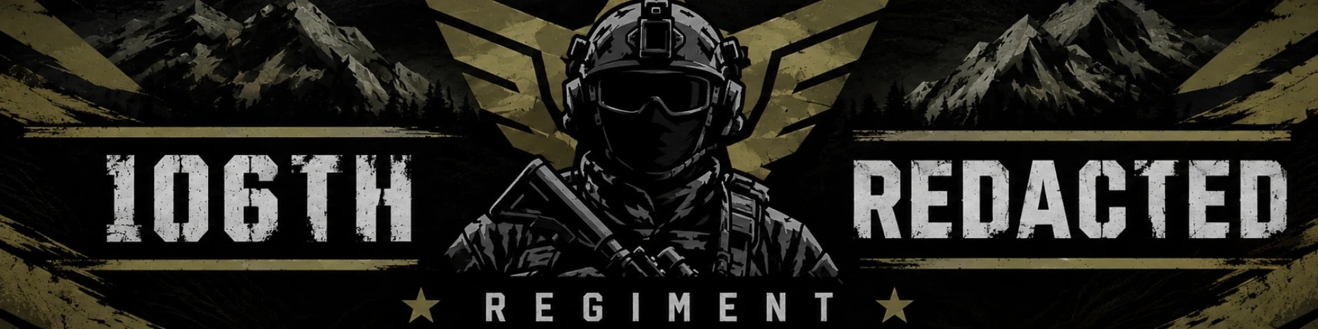106th redacted regiment banner