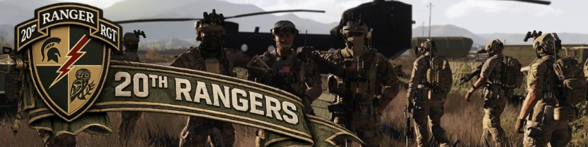 20th Ranger Regiment banner