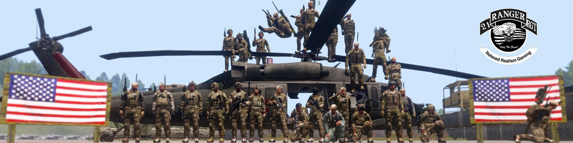 21st Ranger Regiment banner