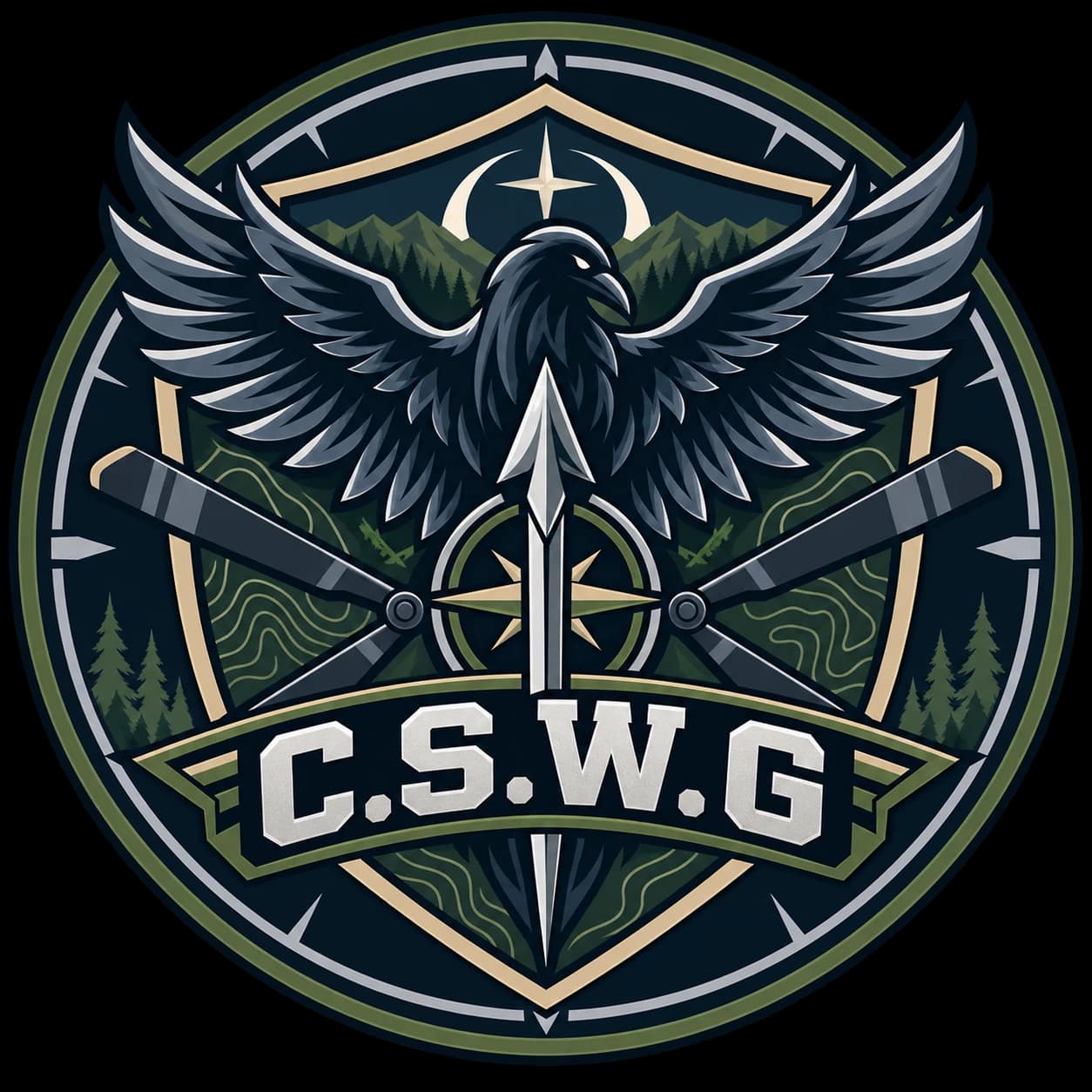COMBINED SPECIAL WARFARE GROUP insignia
