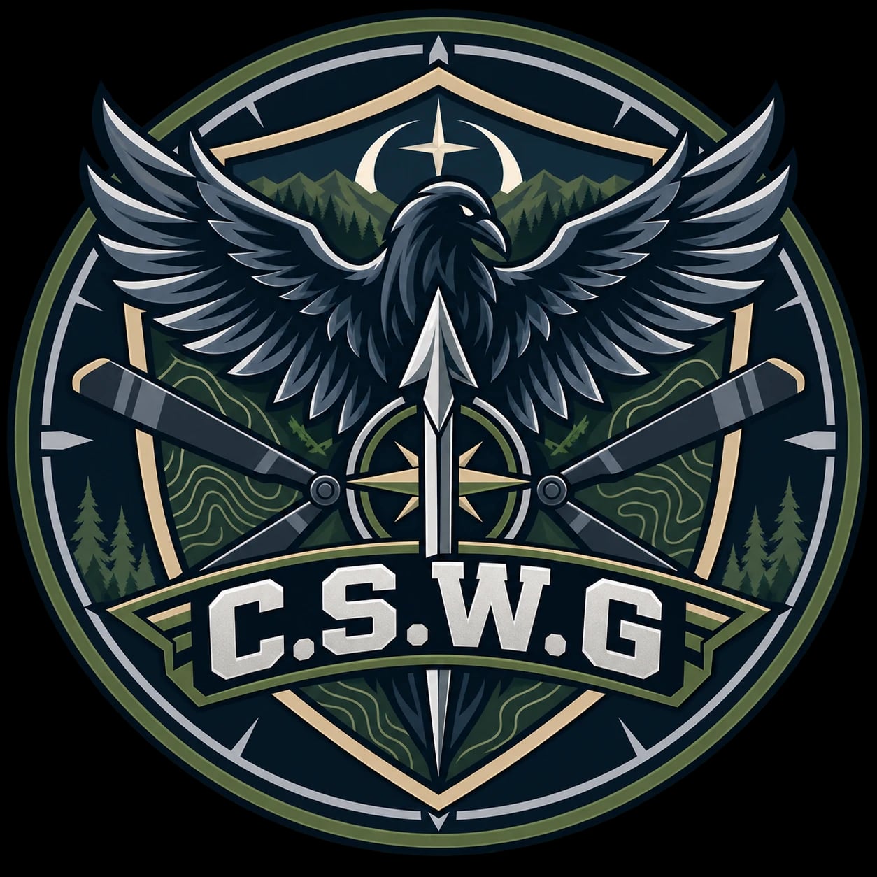 COMBINED SPECIAL WARFARE GROUP insignia