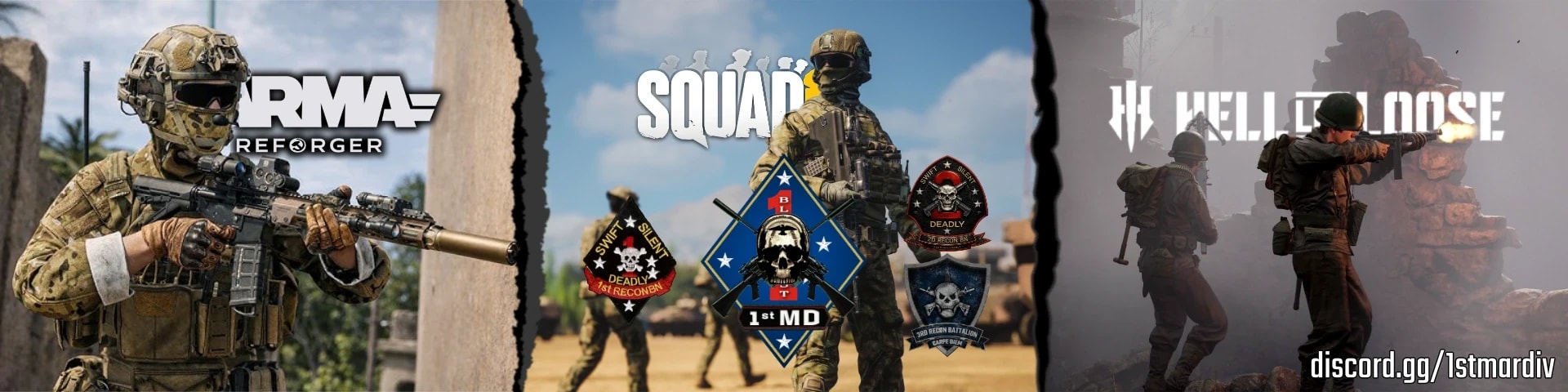 1st Marine Division - 1stMD banner