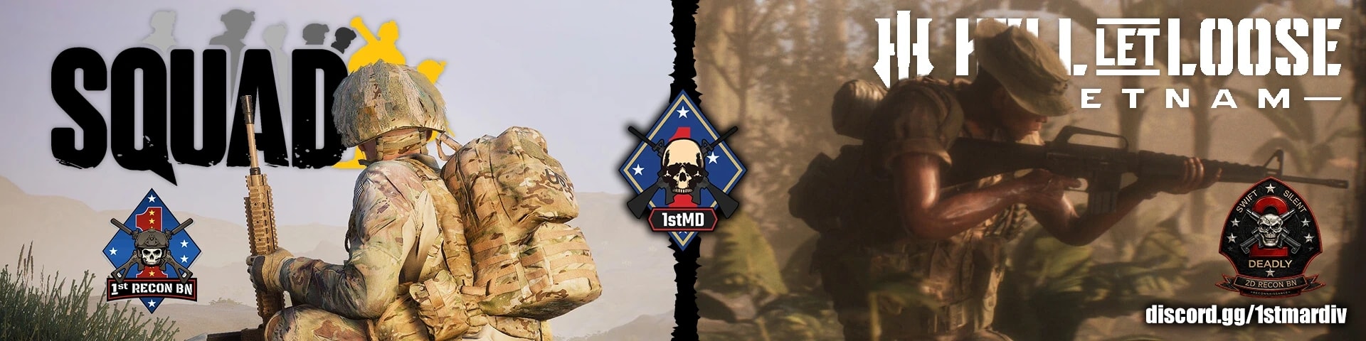 1st Marine Division - 1stMD banner