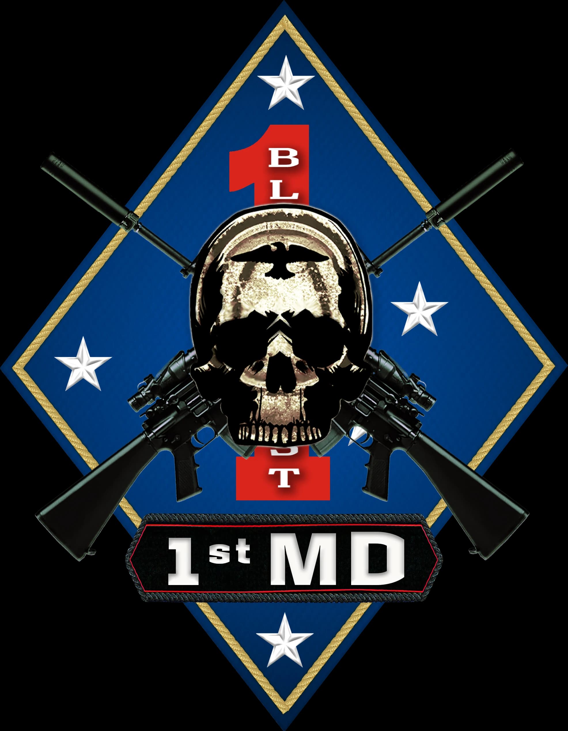 1st Marine Division - 1stMD insignia