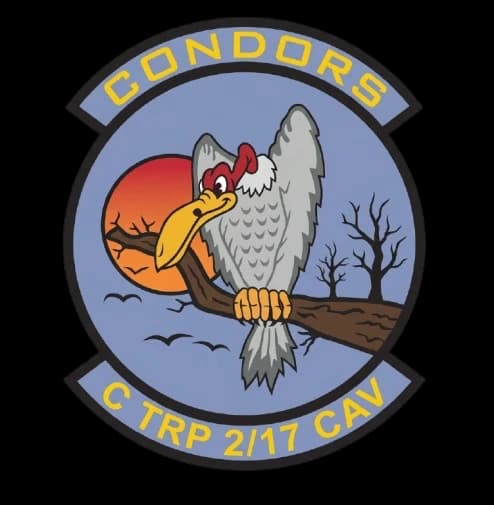 Charlie Troop, 2nd Squadron 17th Cavalry Regiment insignia