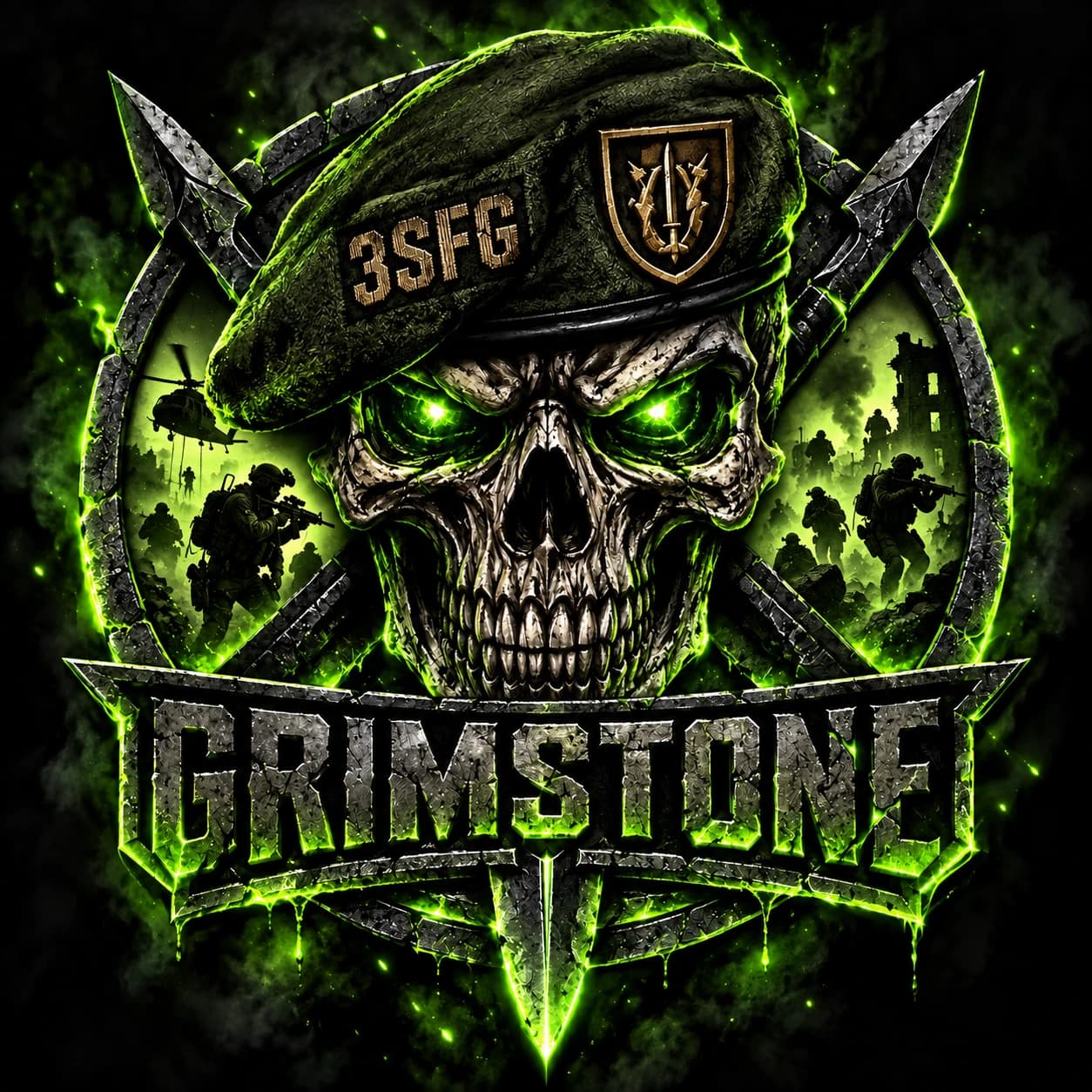 3SFG-GRIMSTONE insignia