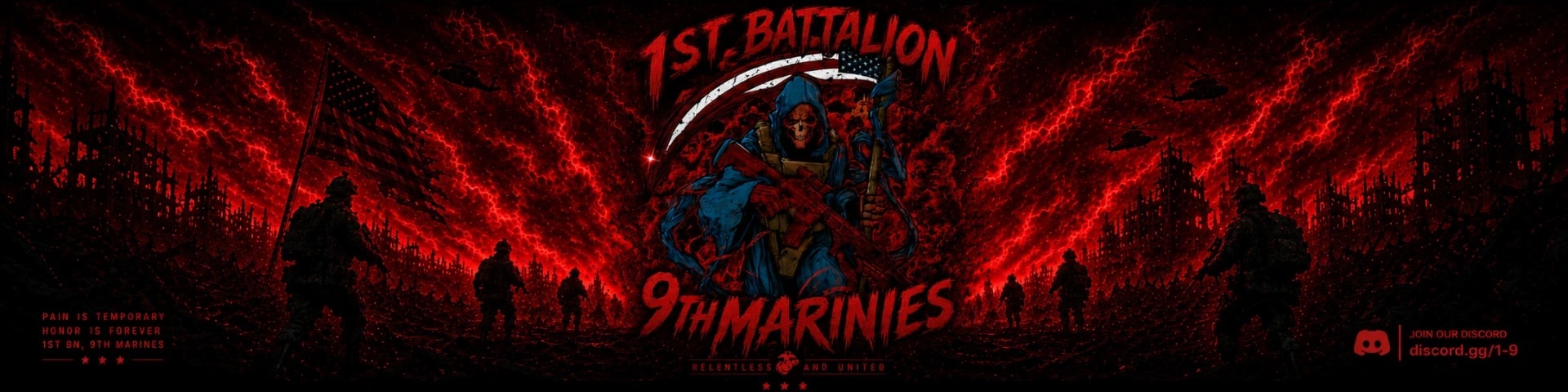 1st Battalion 9th Marines banner