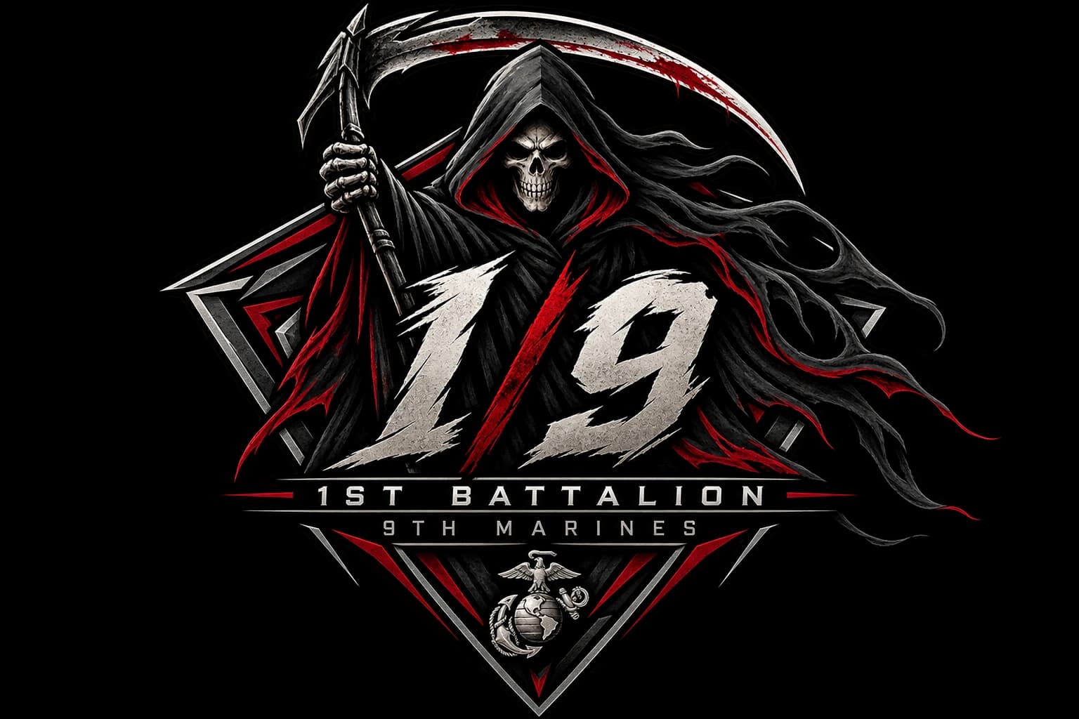 1st Battalion 9th Marines insignia
