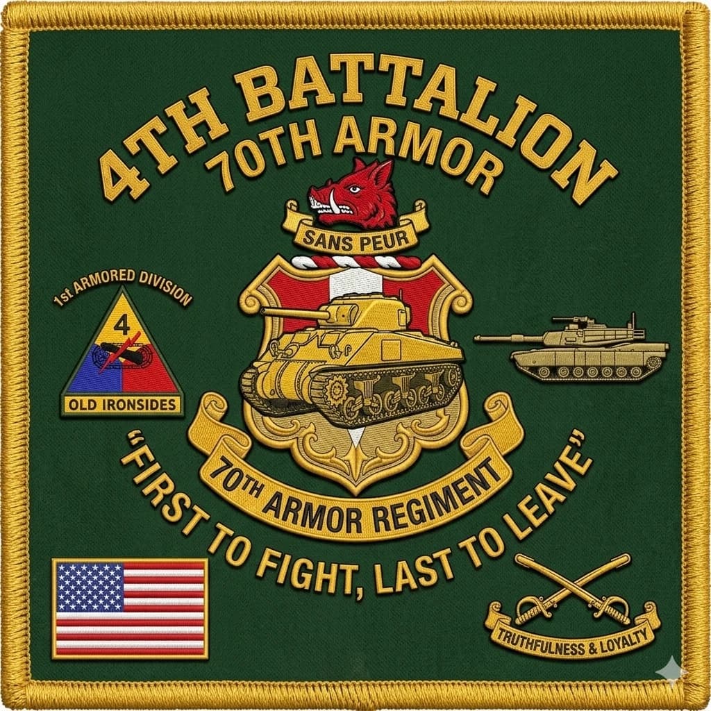 4th Battalion, 70th Armor insignia