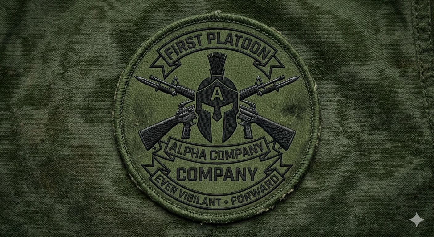 1st Platoon, Alpha Company insignia