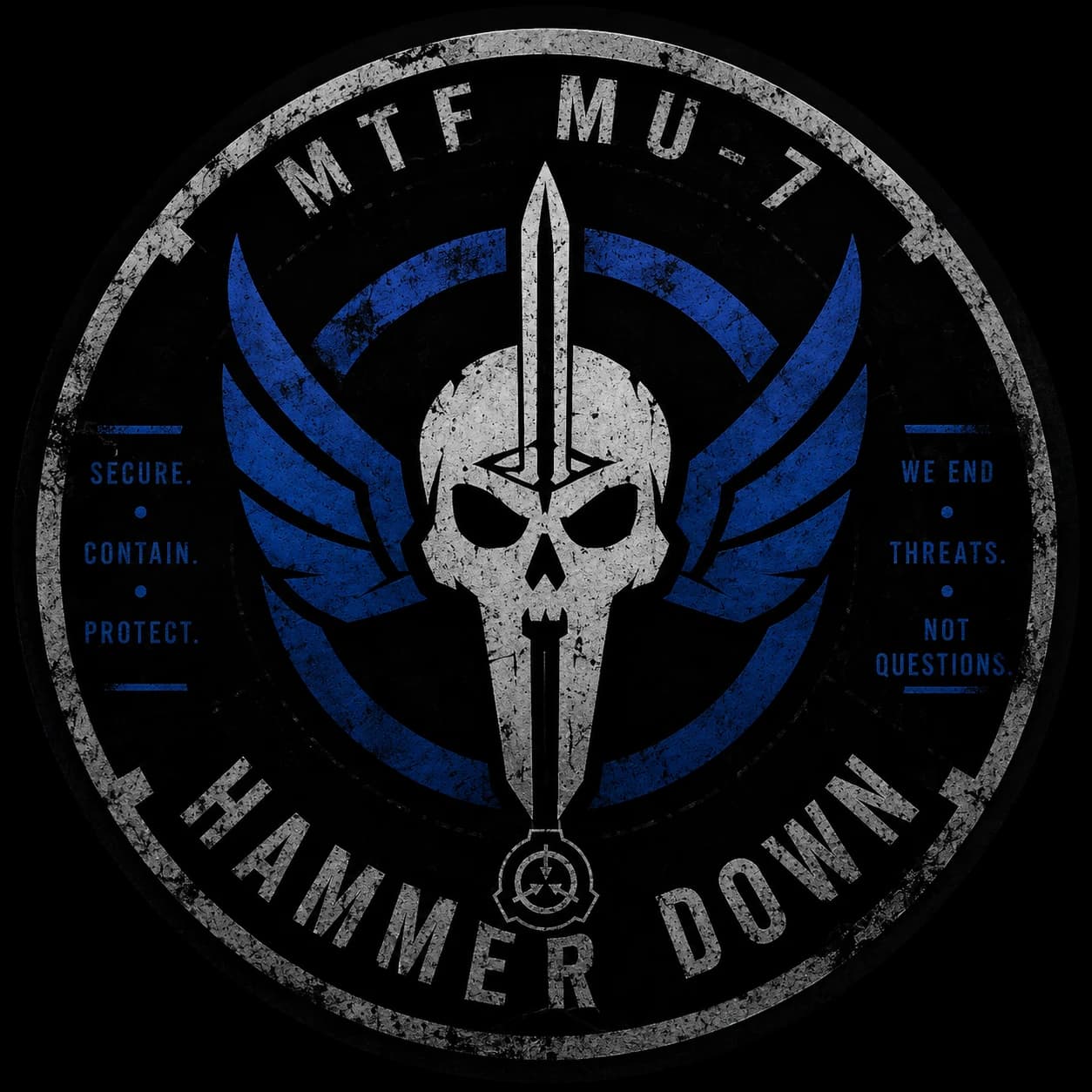 MTF NU-7 "HAMMER DOWN" insignia