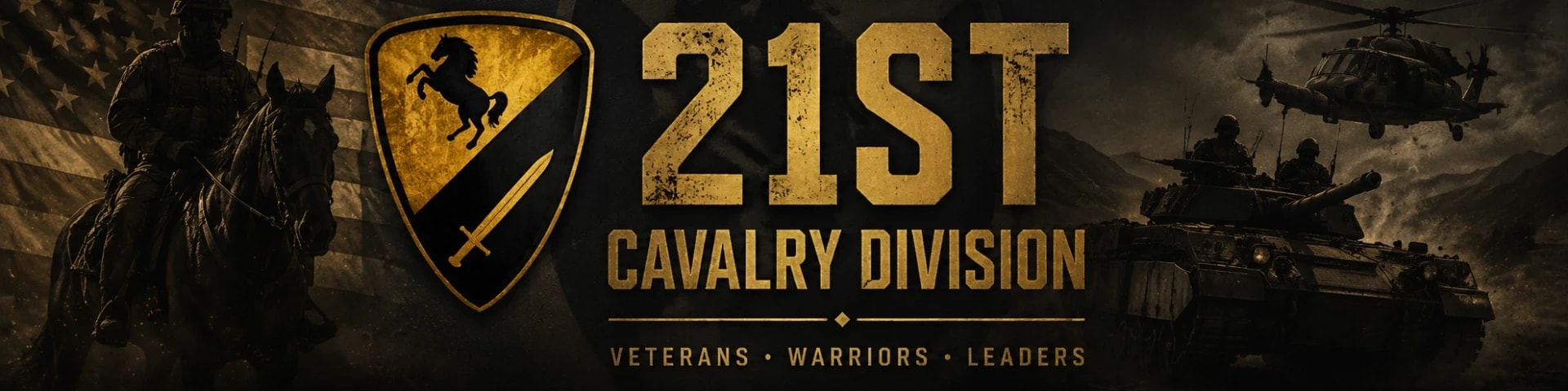 21st Cavalry Divison banner