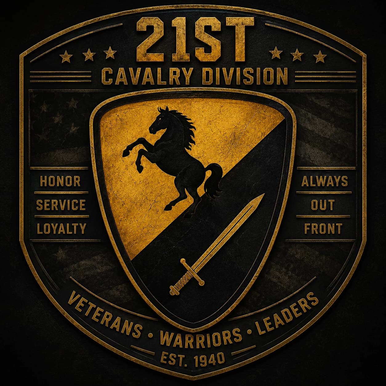 21st Cavalry Divison insignia