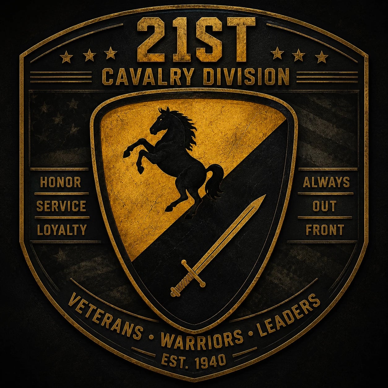 21st Cavalry Divison insignia