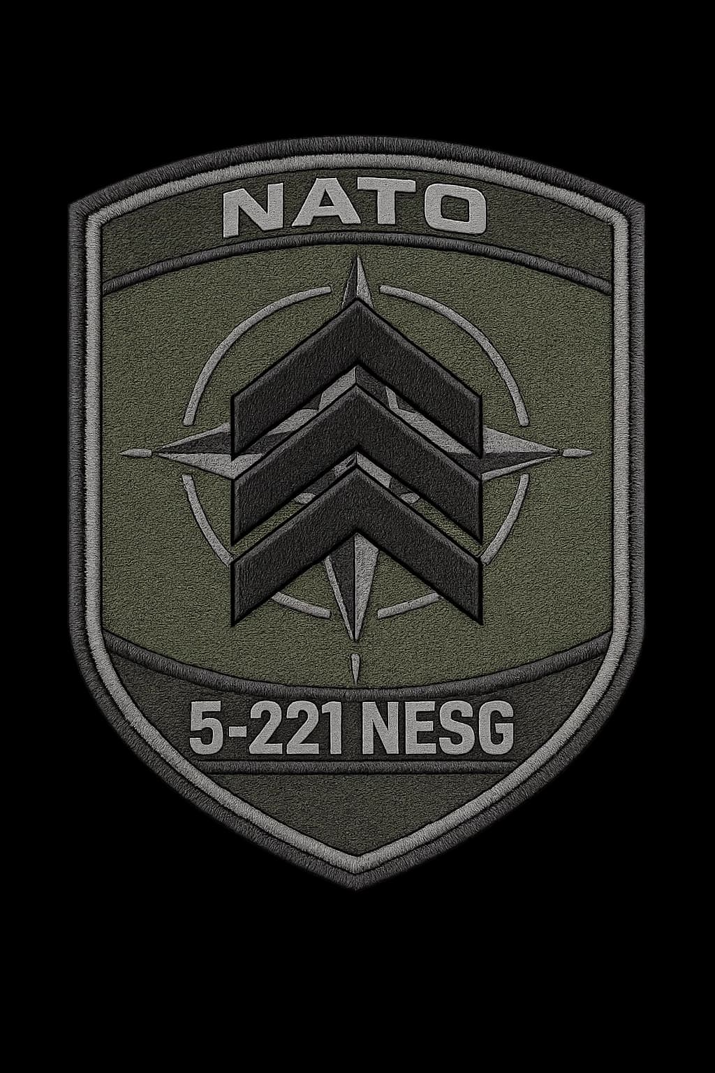 5-221st NATO expeditionary security group insignia