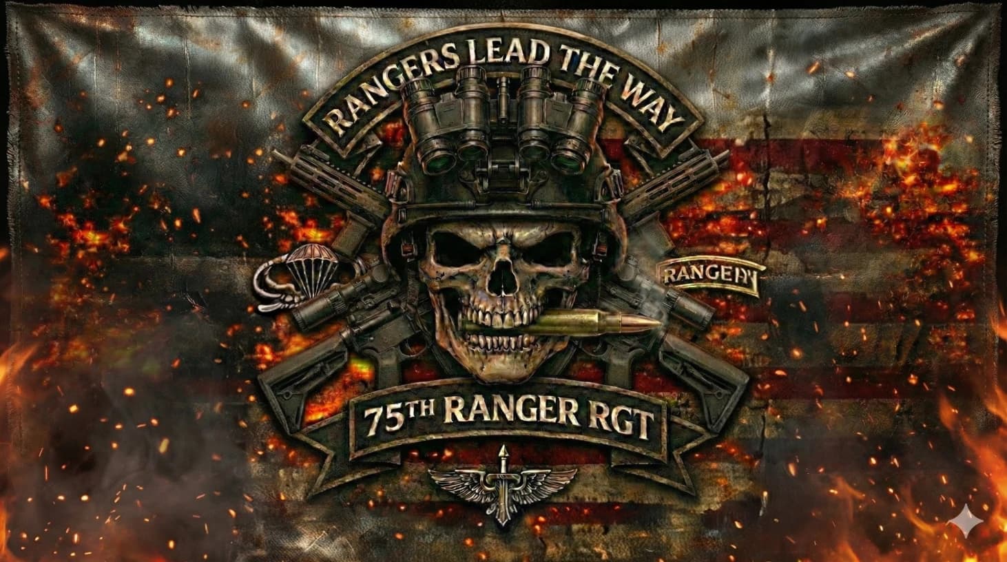 The 75th Ranger Regiment CQB Mil-Sim insignia