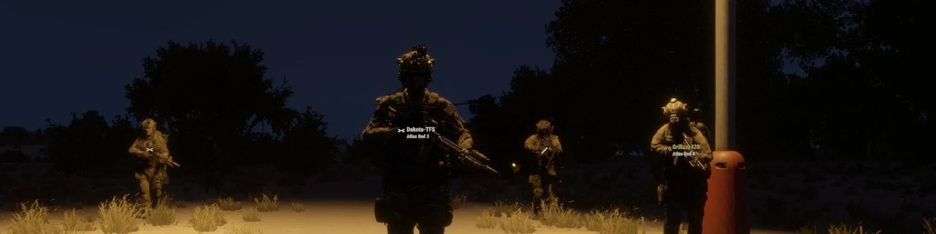 Task Force Spartan Milsim banner