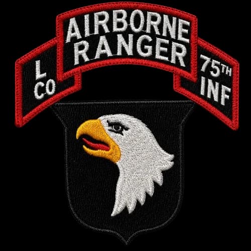 L Company, 75th Airborne Rangers, 1969 insignia