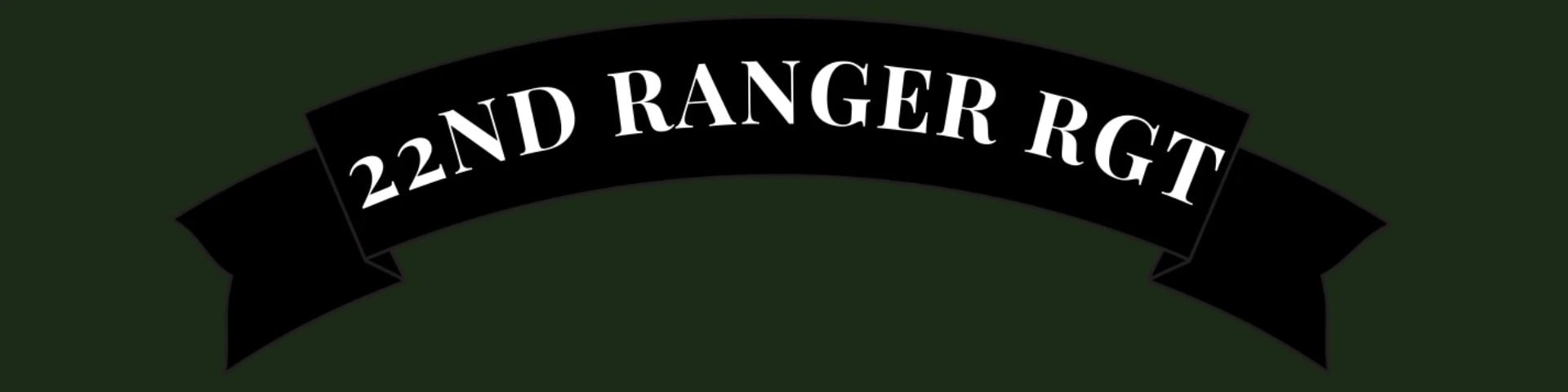 22nd Ranger Regiment banner