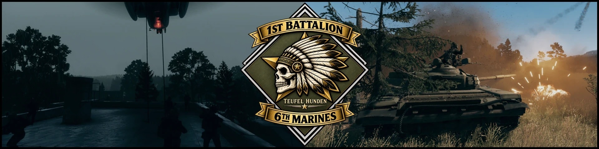 Regimental Combat Team 6 (RCT6) banner