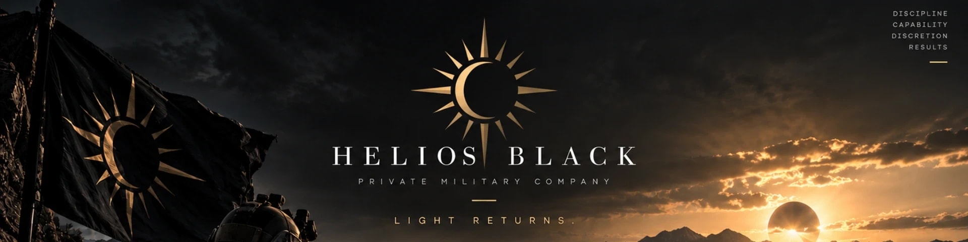 Helios Black banner