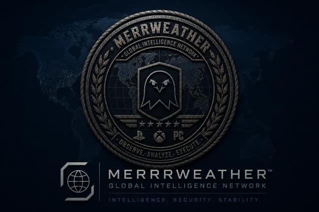 Merryweather Global Intelligence Network insignia