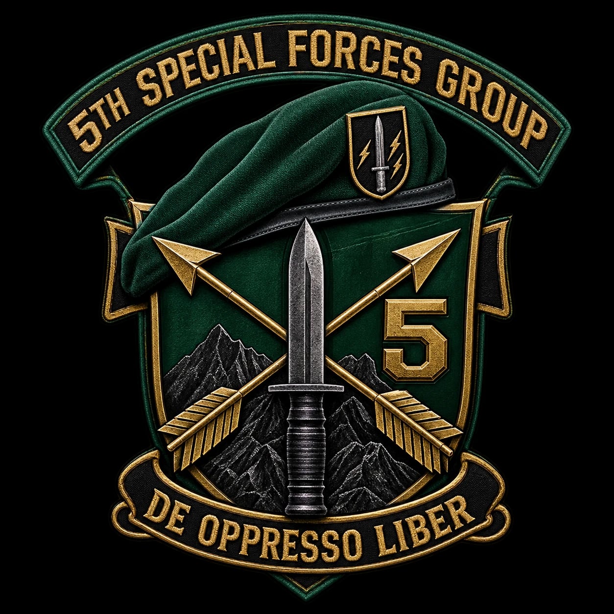 5th Special Forces Group/Delta Force insignia