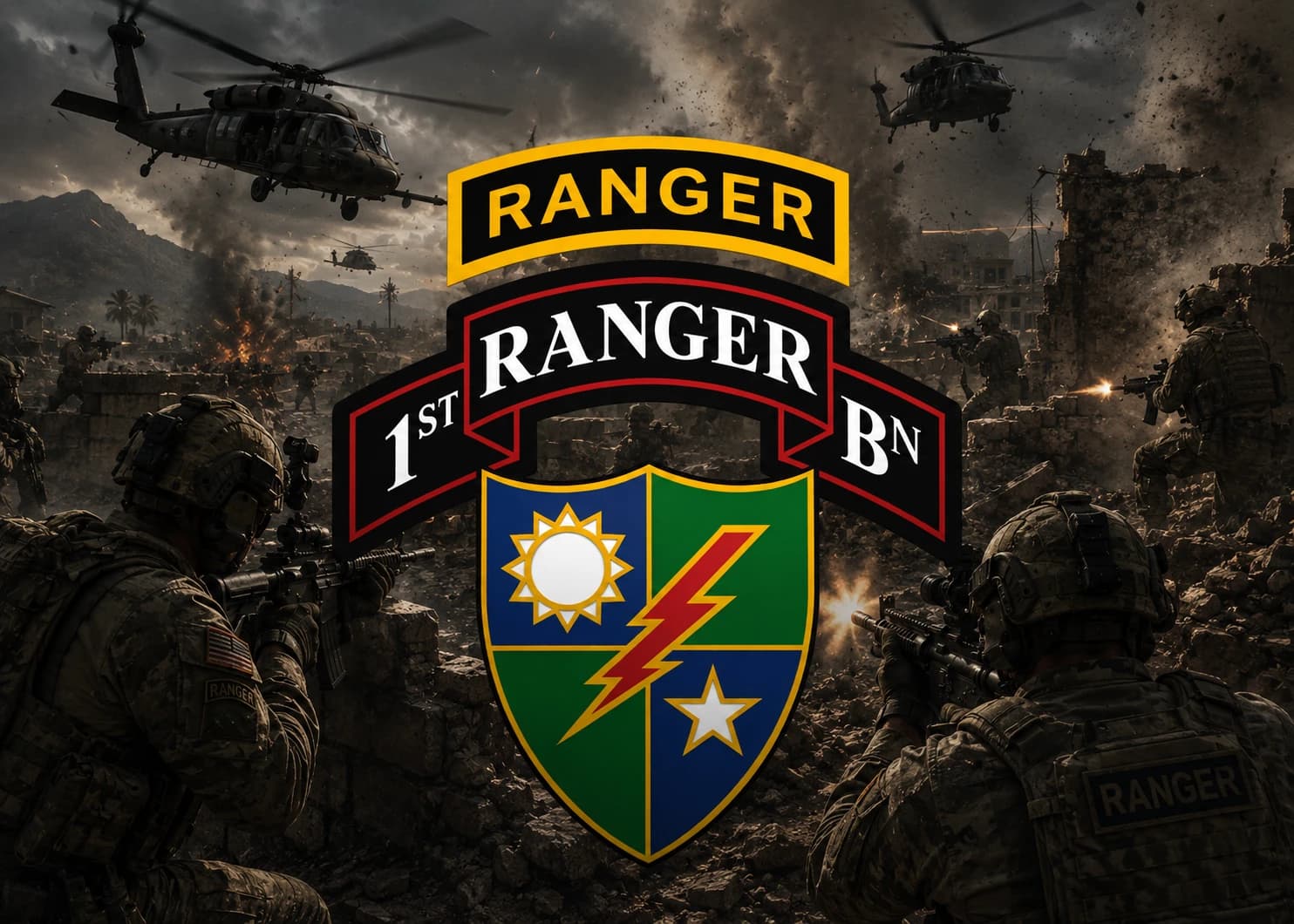 1st Ranger Battalion Arma Mil-Sim insignia