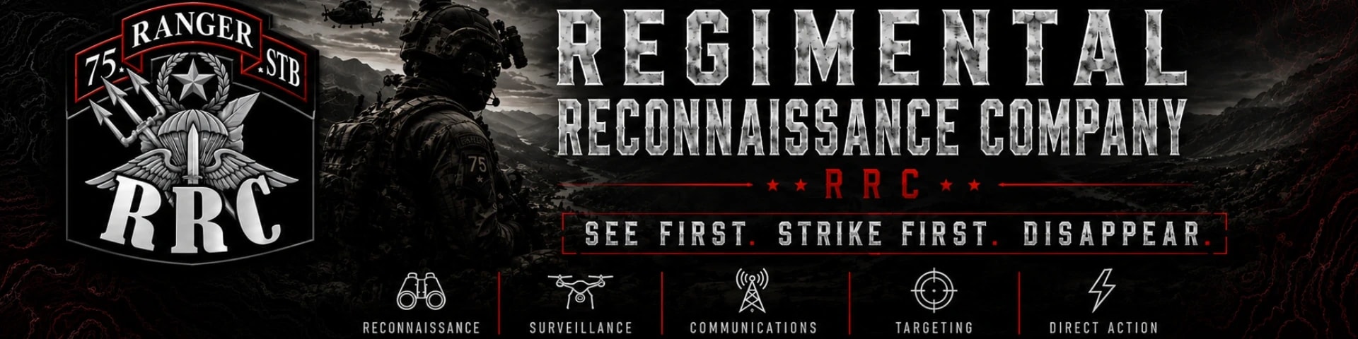 Regimental Reconnaissance Company (RRC) banner