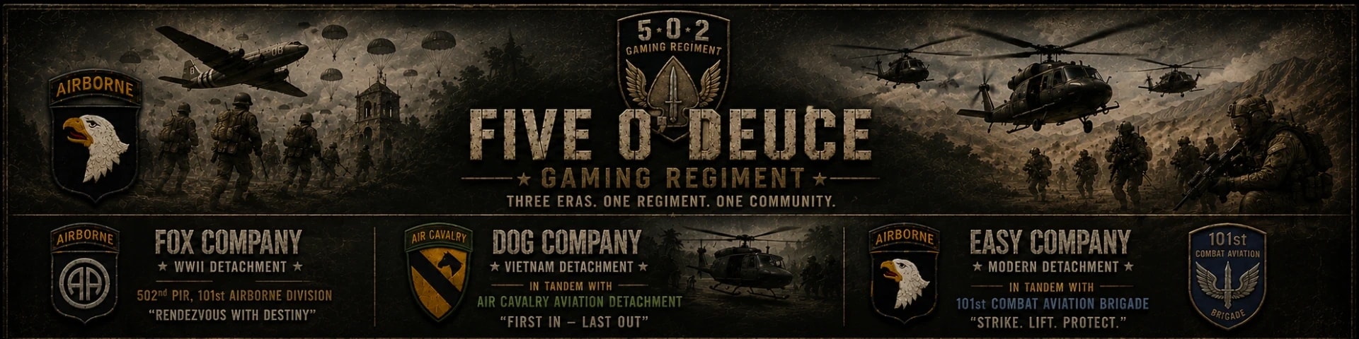Five O' Deuce Gaming Regiment banner