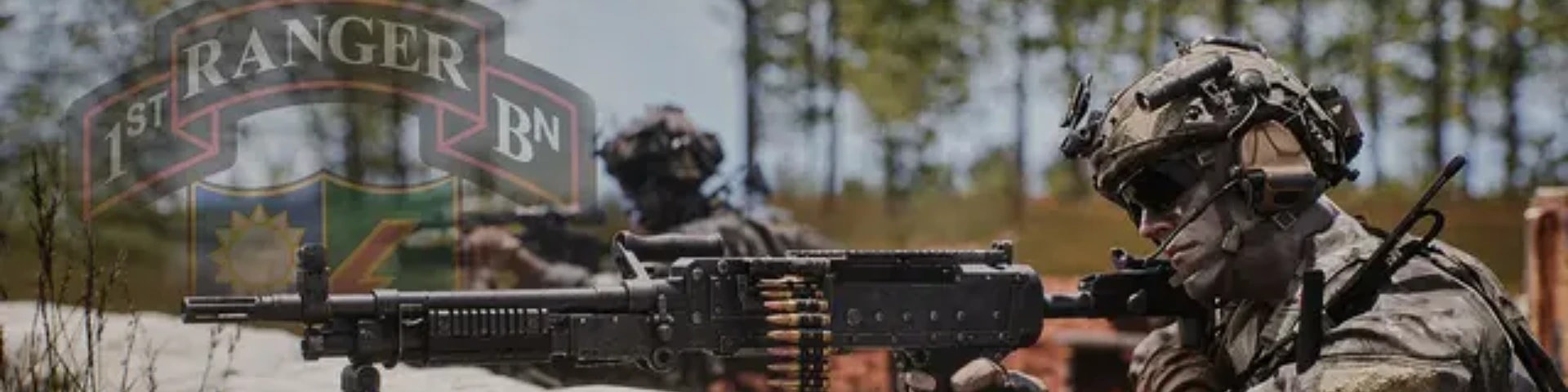 1st PLT, A CO, 1/75 RGR "Outlaws" banner
