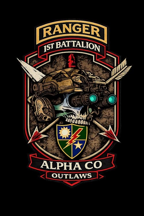 1st PLT, A CO, 1/75 RGR "Outlaws" insignia
