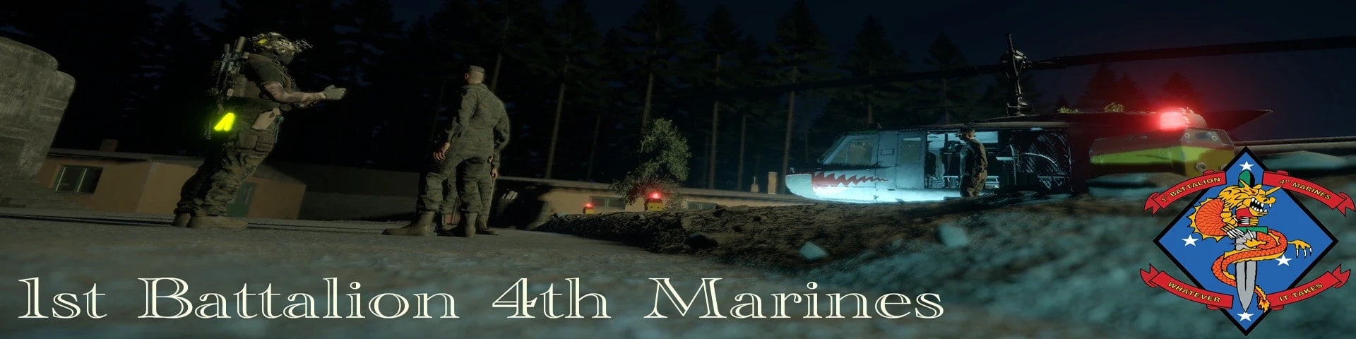 1st Battalion 4th Marines (1/4) banner