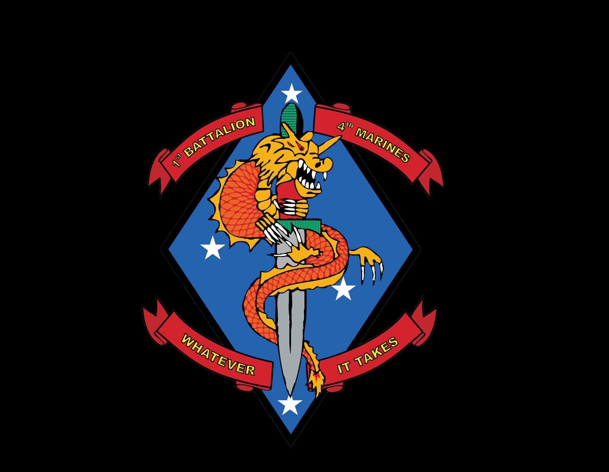 1st Battalion 4th Marines (1/4) insignia