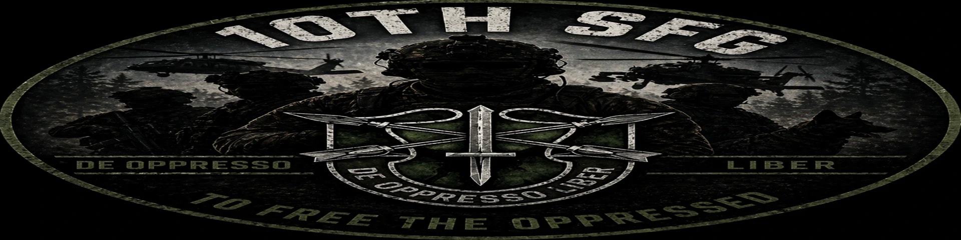 B CO, 2nd BTN, 10th SFG banner