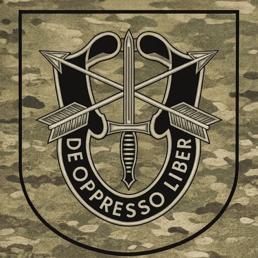 B CO, 2nd BTN, 10th SFG insignia