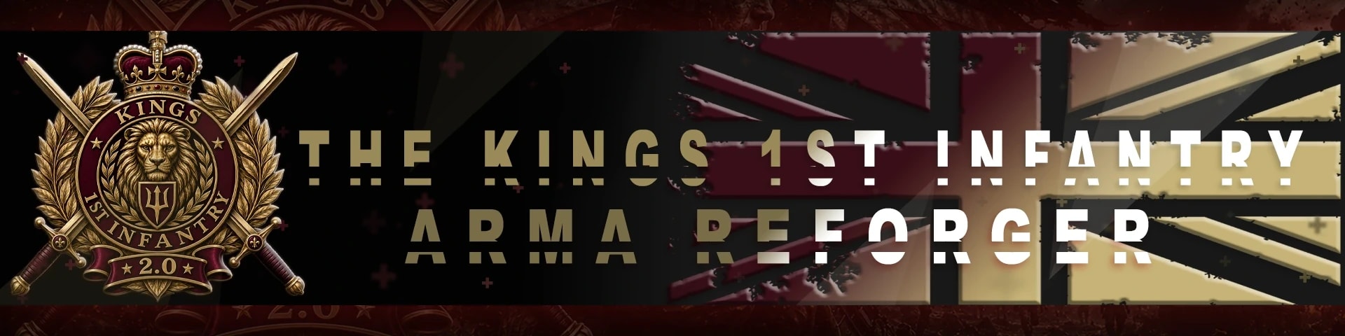 The Kings 1st Infantry banner