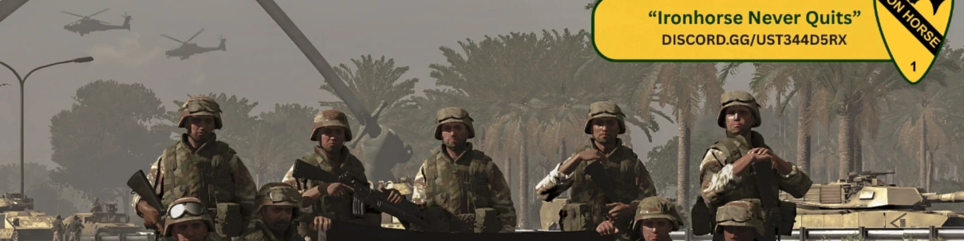 1st Brigade, 1st Cavalry | Arma 3 banner
