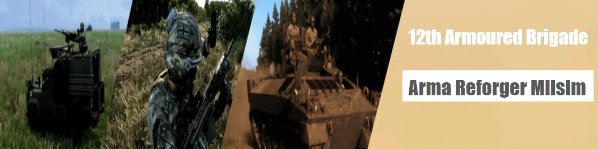 12th Armoured Brigade banner