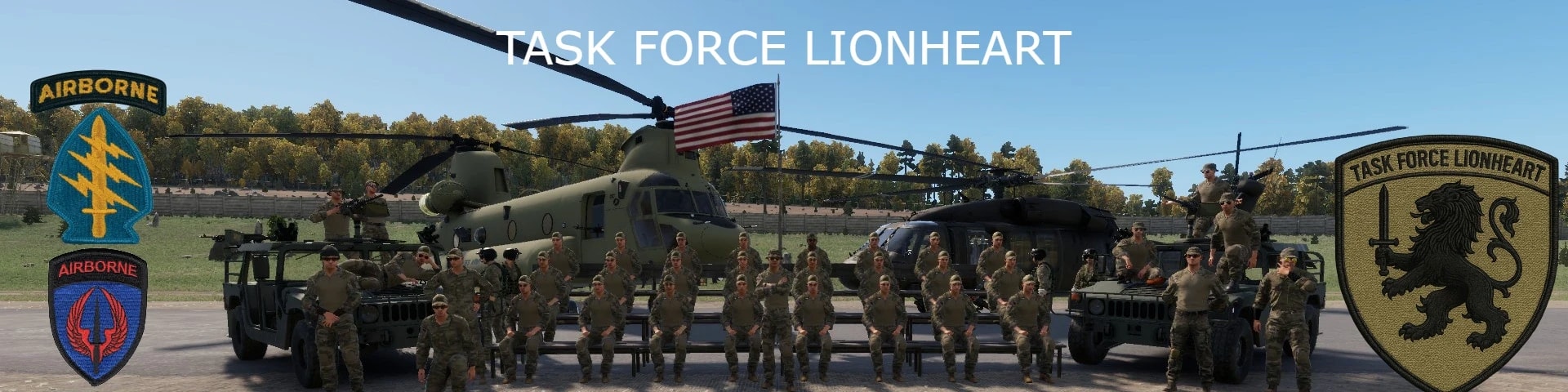 Task Force Lionheart banner