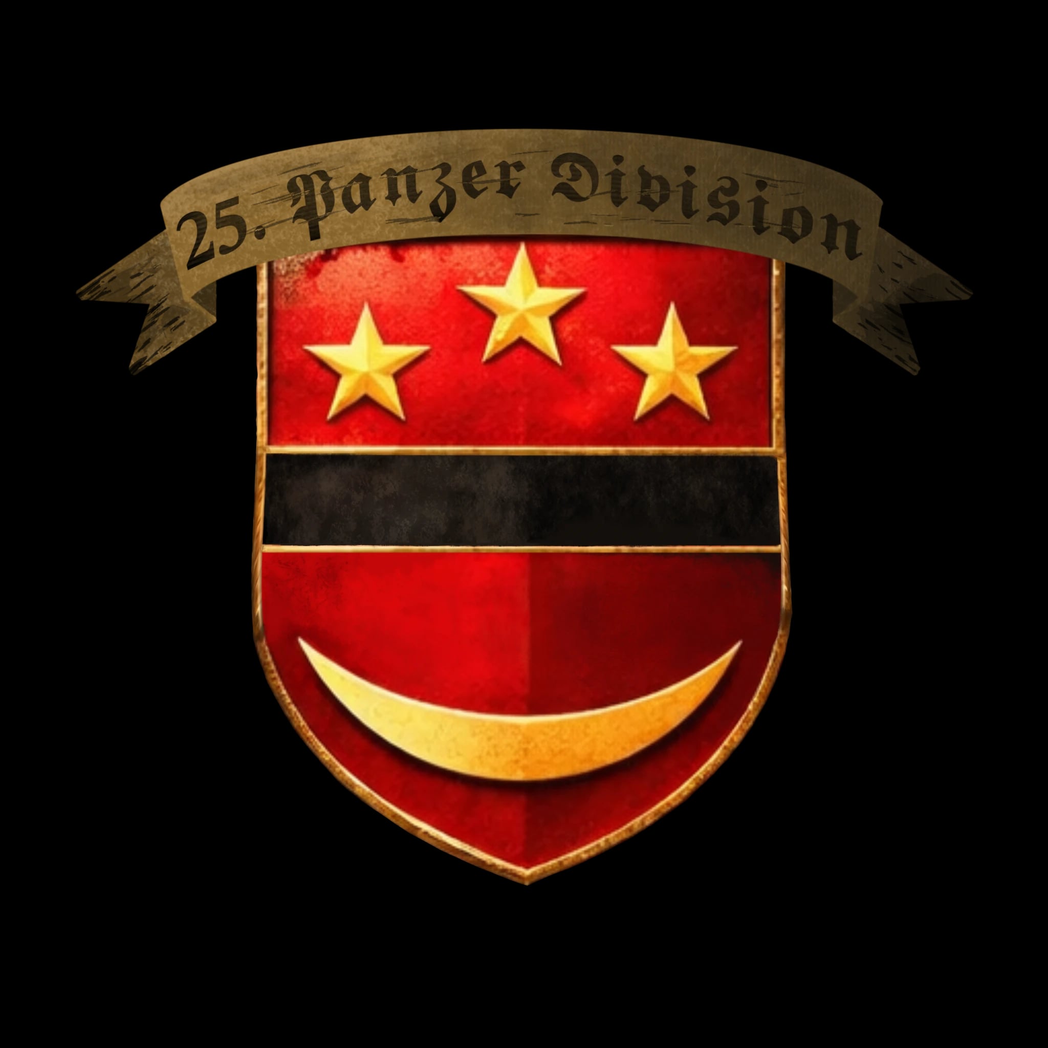 25th Panzer Division "Mondschein" insignia