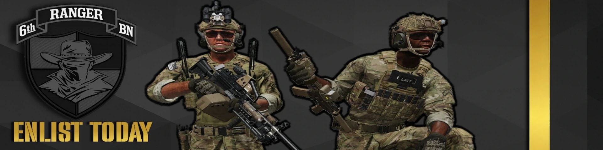 6-75th Ranger Battalion banner